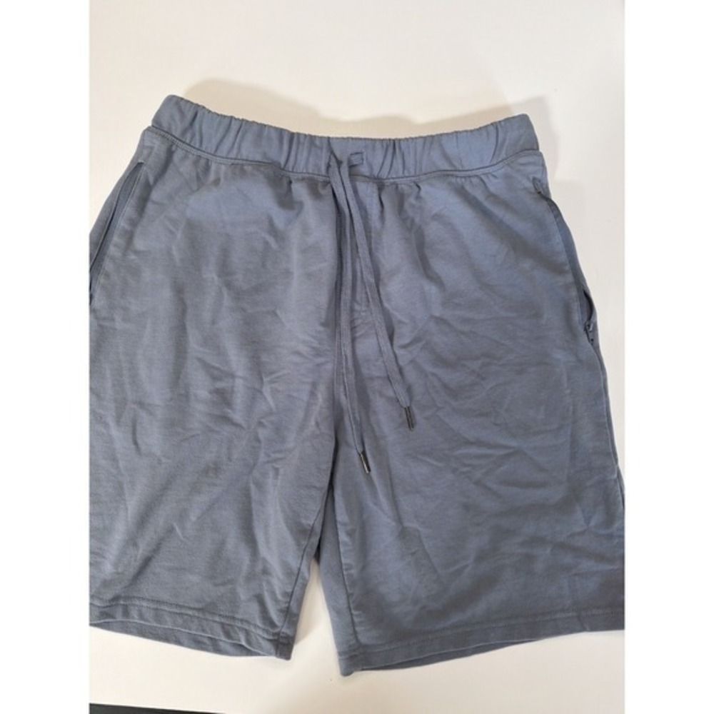 Eddie Bauer Sleepwear Shorts Men's Large Gray Lounge Shorts Zip Pockets.    5089